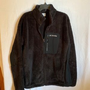 Columbia fleece jacket black size XXL